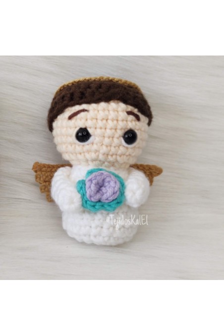 angel amigurumi recordatorio