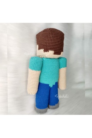 Steve Minecraft Amigurumi