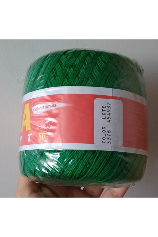 Hilo Para Crochet Coral Tseyu x 20grs Blanco x 1und 