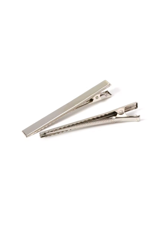 pinza para cabello metalica