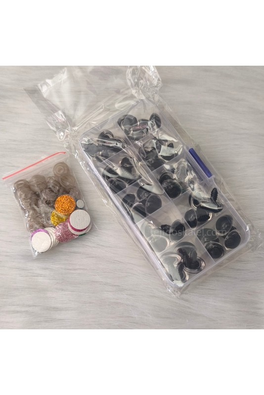 caja de ojos de 16mm con escarcha